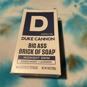Duke Cannon Big Ass Brick of Soap — Midnight Swim (Navy & White)
